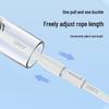 Jixiong Double Bearing Transparent Handle Skipping Rope