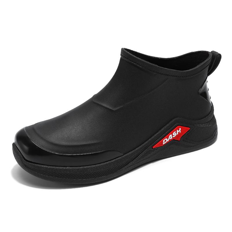 

39-44 Уличные водонепроницаемые резиновые сапоги для рыбалки повседневные роскошные дизайнерские туфли на платформе для мужчин и женщин для сада Бесплатная доставка 44 чёрный