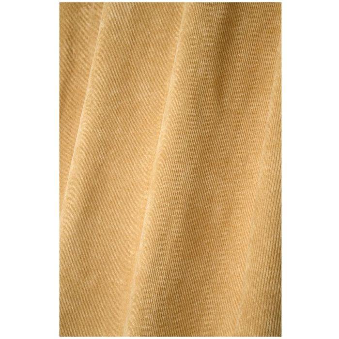 Rideau - Antoine - 140 x 260 cm - Velours côtelé - Œillets métalliques - Curry