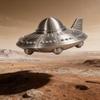Retro Metal Style Ufo Figurines 3D Printed Sci-Fi Alien Spaceship Desk Ornaments For Space Enthusiasts Home Office Bedroom Decor