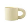 Fat Round Handgrip Novelty Cups Ceramic Cute Fat Handle Cup Personalized Milk Container  Home