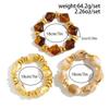 3 Pcs/Set Irregular Beaded Bracelets Bohemian Style Bangle Fashion Hand Chain  Women
