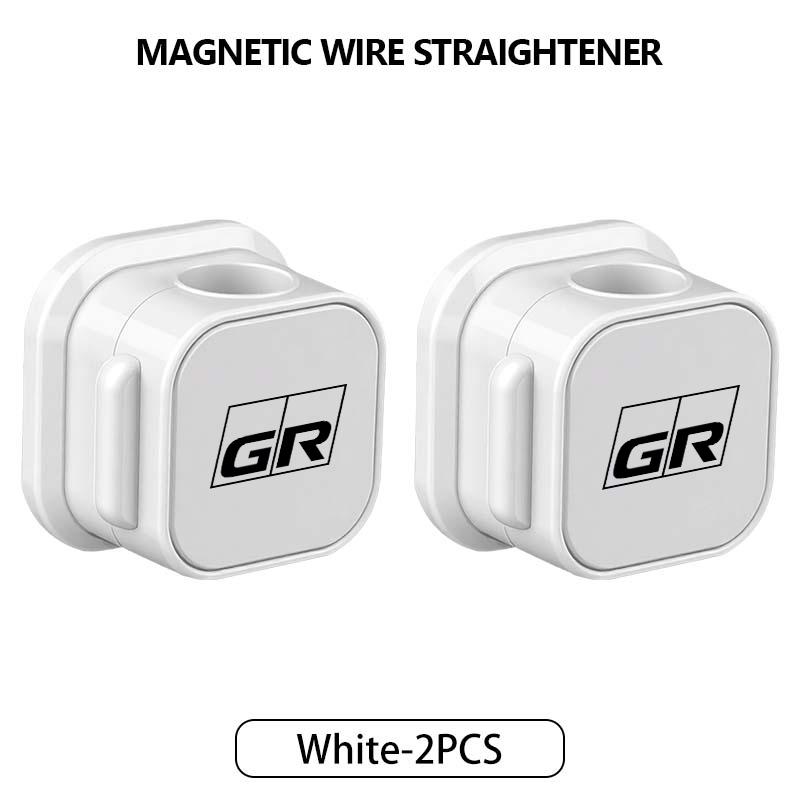Multifunction Portable Magnetic Cable Clip Adjustable Cord Cable Organizer Holder For Toyota Crown Yaris Corolla Prius Auris CHR