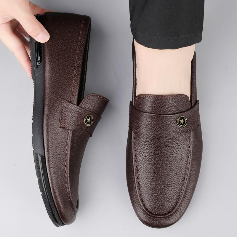 Unisex Leather Shoes Dress Shoes Smart Casual Walking Office Commuting and Travel Everyday Formal Style Daily Footwear Sizes 38-44