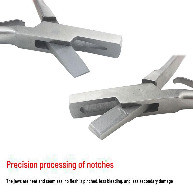 Clești veterinari în formă de U pentru crestarea urechilor și etichetarea porcilor și scroafelor