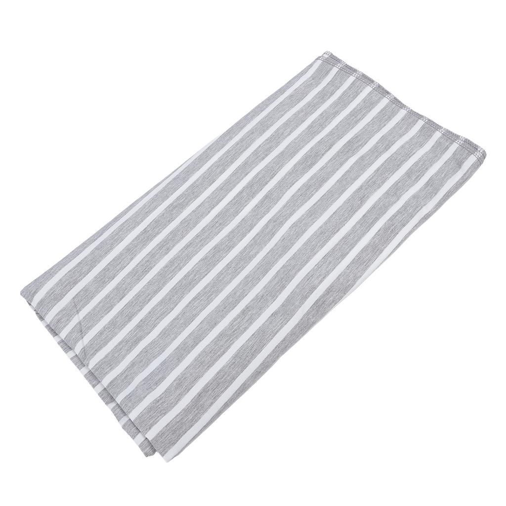 Nursing Cover for Breastfeeding Gray Stripe 360 Degree Full Coverage Nursing Apron Cover for Baby