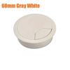 1-10Pcs 60mm 80mm Computer Desk, Book Desktop Decoration Circle Wire Hole Cover Sealing Cover