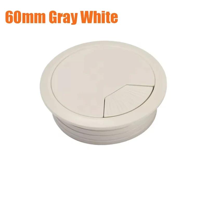 

1-10Pcs 60mm 80mm Computer Desk, Book Desktop Decoration Circle Wire Hole Cover Sealing Cover 1Pcs