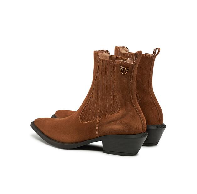 Ковбойские сапоги PINKO Tex 14 SD0345P002 Brown