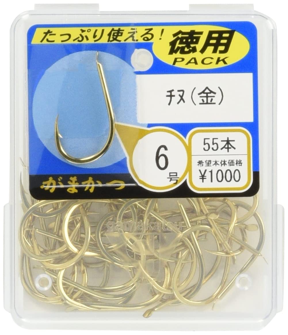 

Gamakatsu Single Hook Chinu The Box 3 63 шт. Золото 66718 №. золотой