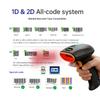 Escaner De Codigo De Barras Wireless 2D Barcode Scanner Blue Tooth USB 2.4G QR Code Reader Handheld Barcode Scanner