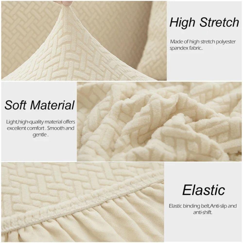 Large Size Armchair Protector Thick Material Cushion Slipcovers Sofa Seat Cover  for Living Room