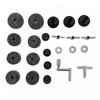 23 Pieces Cymbal Felt and Sleeve Kit Sturdy for Rehearsal Areas, Percussionists
