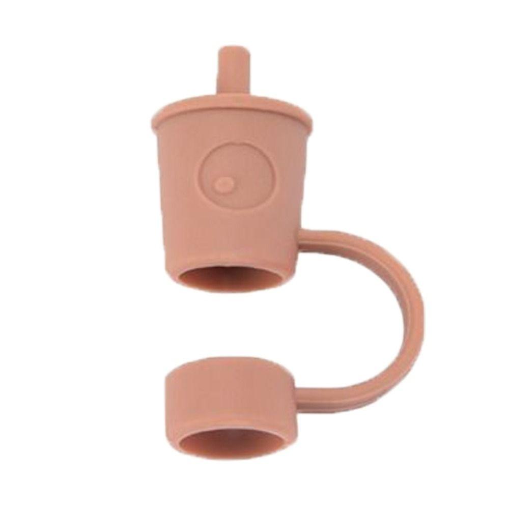 Reusable Straw Tip Caps Splashproof Straw Tips Lids Silicone Straw Tips Covers  8 Mm Straw Tip