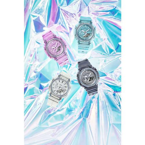 Casio Watch G-Shock Mid-size Model GMA-S2100SK-4AJF Purple Skeleton