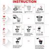 50Pcs/Set Spray Gun Paint Mixing Cup H/O Quick Cup Spray Gun Tank 200ML/400ML/600ML Disposable Paint Cup
