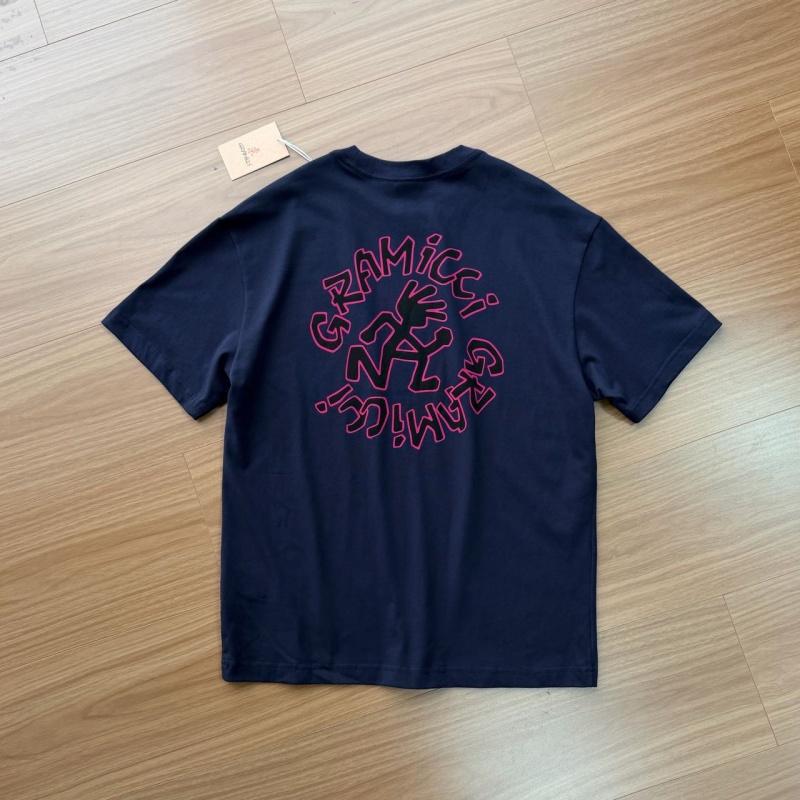 Unisexs High Quality Cotton TShirt Gramicci Summer Oversized Print Casual Outdoor Short Sleeve Tops