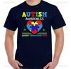 AUTISM TSHIRT Awareness Day Autistic Accept Understand Love Unisex Mens Top New Style Camisetas Hombre Fashion Graphic Tshirt