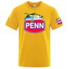 26 Penn Fishing Logo Print New Unisexs Fashion Shortsleeved Tshirts Trendy Simple Versatile Shortsleeved Quickdry Tshirts