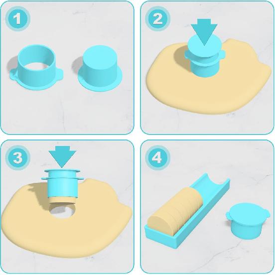 5 PCS Cake Pop Mold Set with 7.87-inch Tray, Heart Square Cloud Oval Round 3D Printed Cake Pop Cutter and Pusher, Baking Molds for Home Baking,