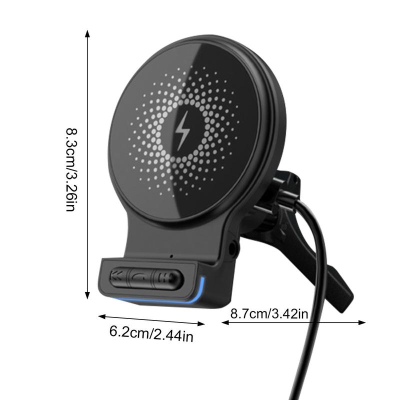 Wireless Car Charger 15W Strong Magnet Car Phone Charger Fast Charging 360 Degree Rotatable Car Interior Supplies Fast Charging