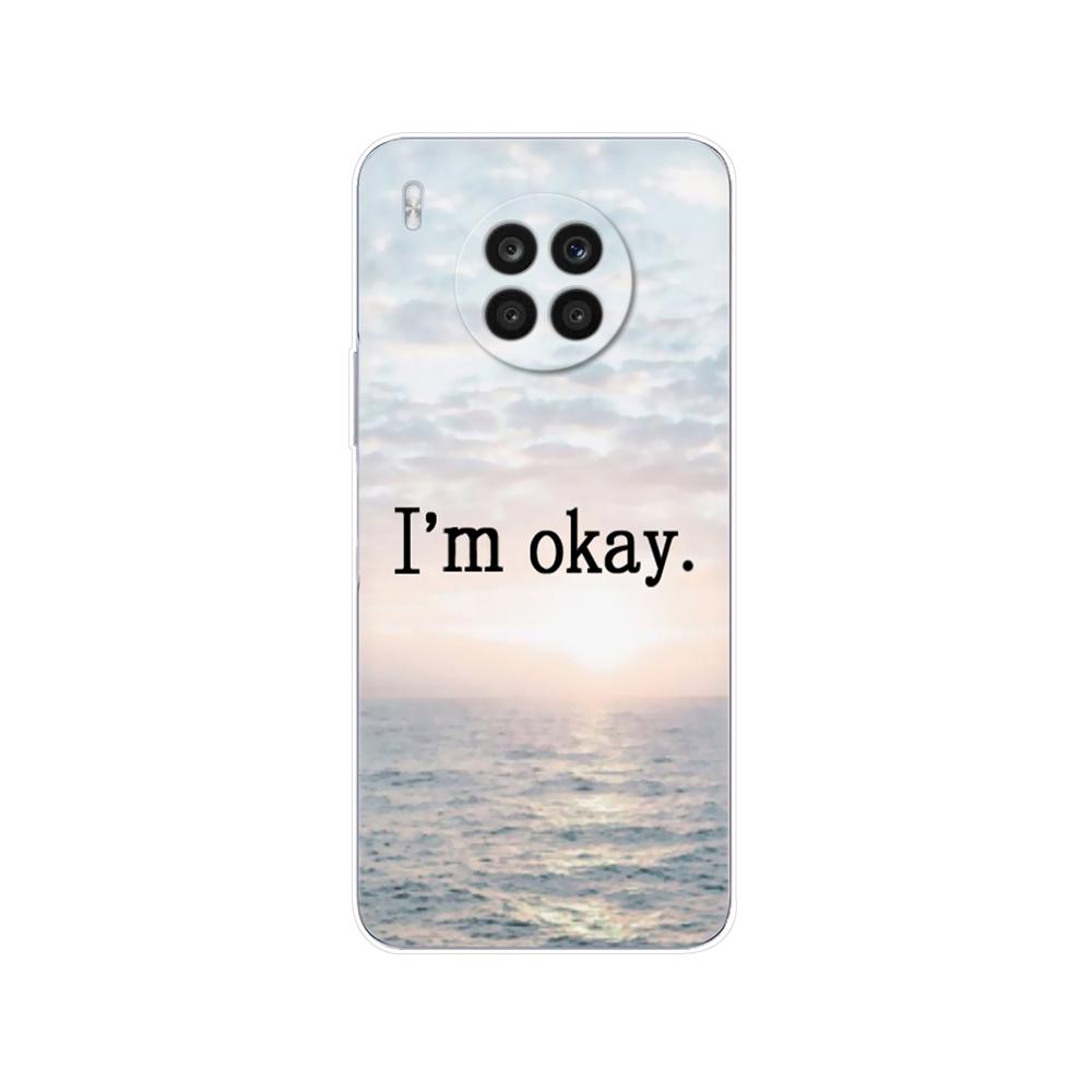 For Honor 50 Lite Case 6.67 Inch Silicon Back Cover Phone Case For Huawei Honor 50 Lite Soft Case TPU Bumper 50Lite Light Funda