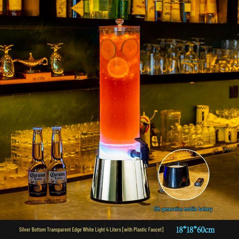 VINA 3-Liter Illuminated Bar Beverage Dispenser