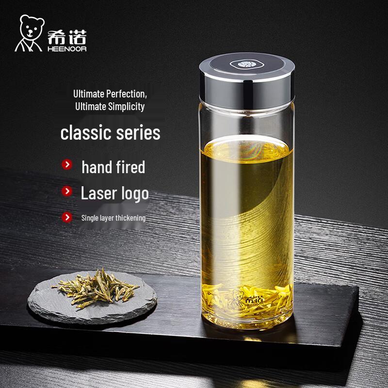 Heenoor Single-Layer Glass Water Bottle