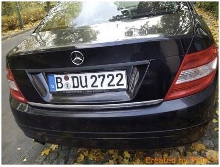 Mercedes C Class W204 - CHROME STRIP TAILGATE Tuning