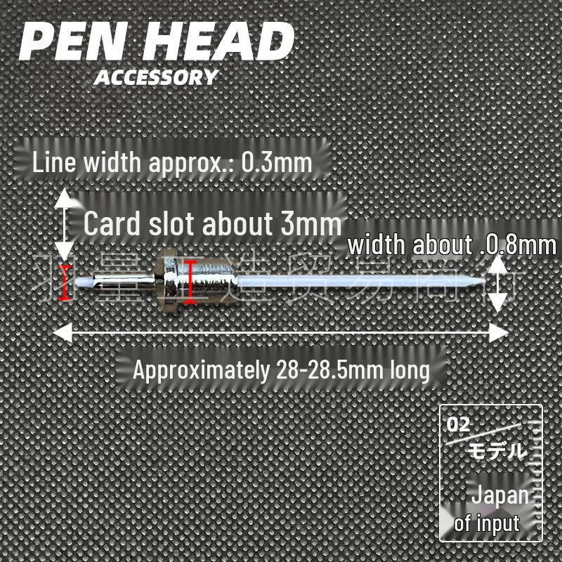 Japanese Fine Point 0.3mm Needle Tip Manga Pen with Refillable Tube
