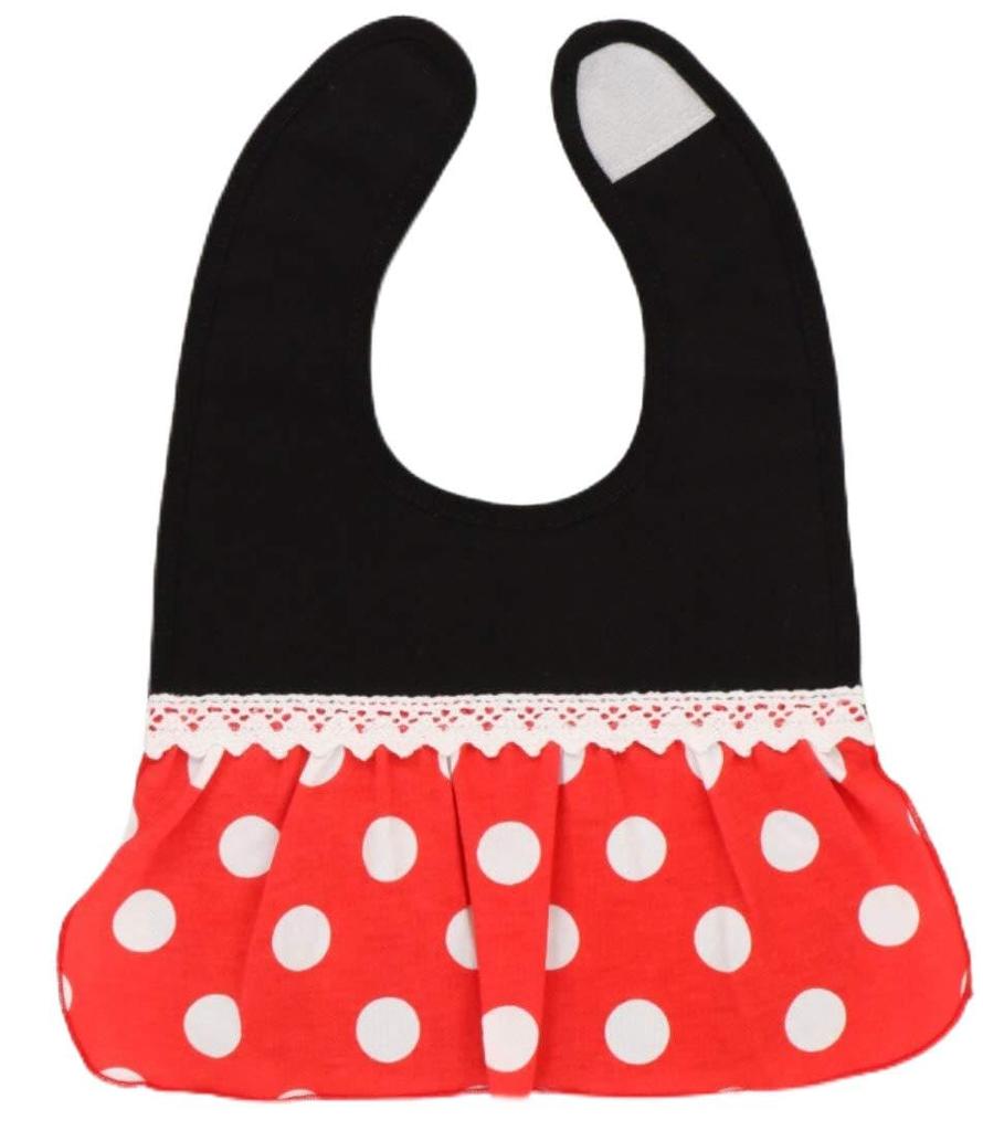 Disney Minnie Mouse Baby Bib Hairband Includes Bib and Tokyo Resort Baby Shower Gift [Disney] [Tokyo Resort] & Set, Case, Exclusive,