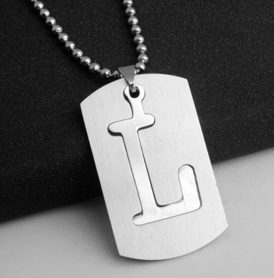 NOVÝ Creative DIY Dvoupatrový náhrdelník z nerezové oceli AZ Letters Double Deck Necklace Party Gift Šperky