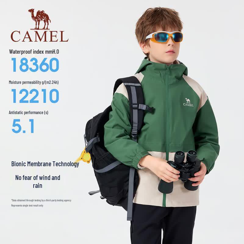 Camel Kids' 3-in-1 Winter Outdoor Jacket