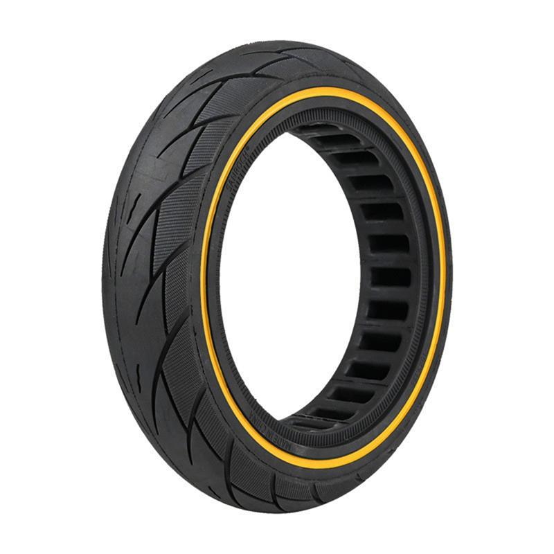 Honeycomb Rubber 10 Inch Solid Tire 10X2.125 Airless Design For Ninebot F40/F30/F20 Scooters Anti-Skid Performance Yellow