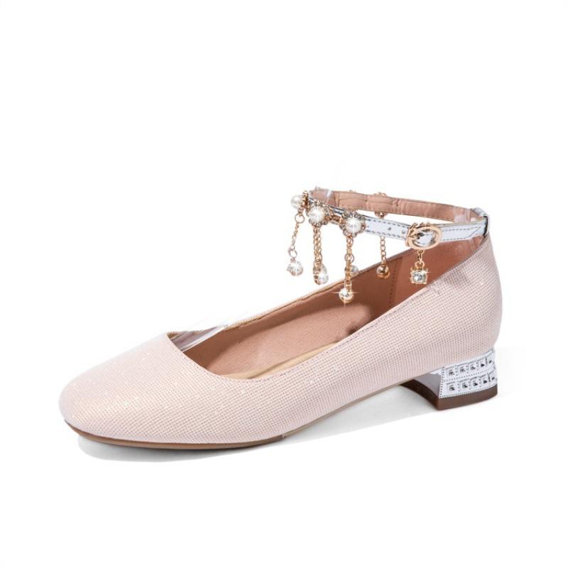 Girls Princess Shoes Spring and Autumn New Little Girls Show Leather Shoes Middle and Older Children 2025 Students Children High Heel Single Shoes