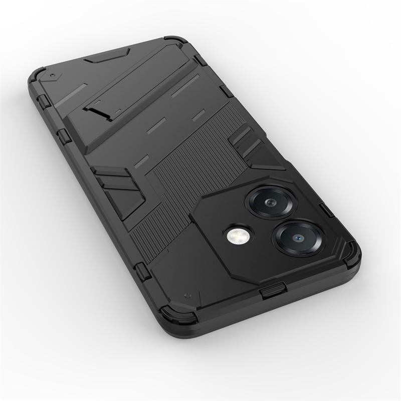 Punkowy uchwyt Etui na telefon dla Oppo A3x 5G India Celulares Shell Bumper Wstrząsoodporny Twardy Dla Oppo A3x 5G Funda Para Tylna Pokrywa