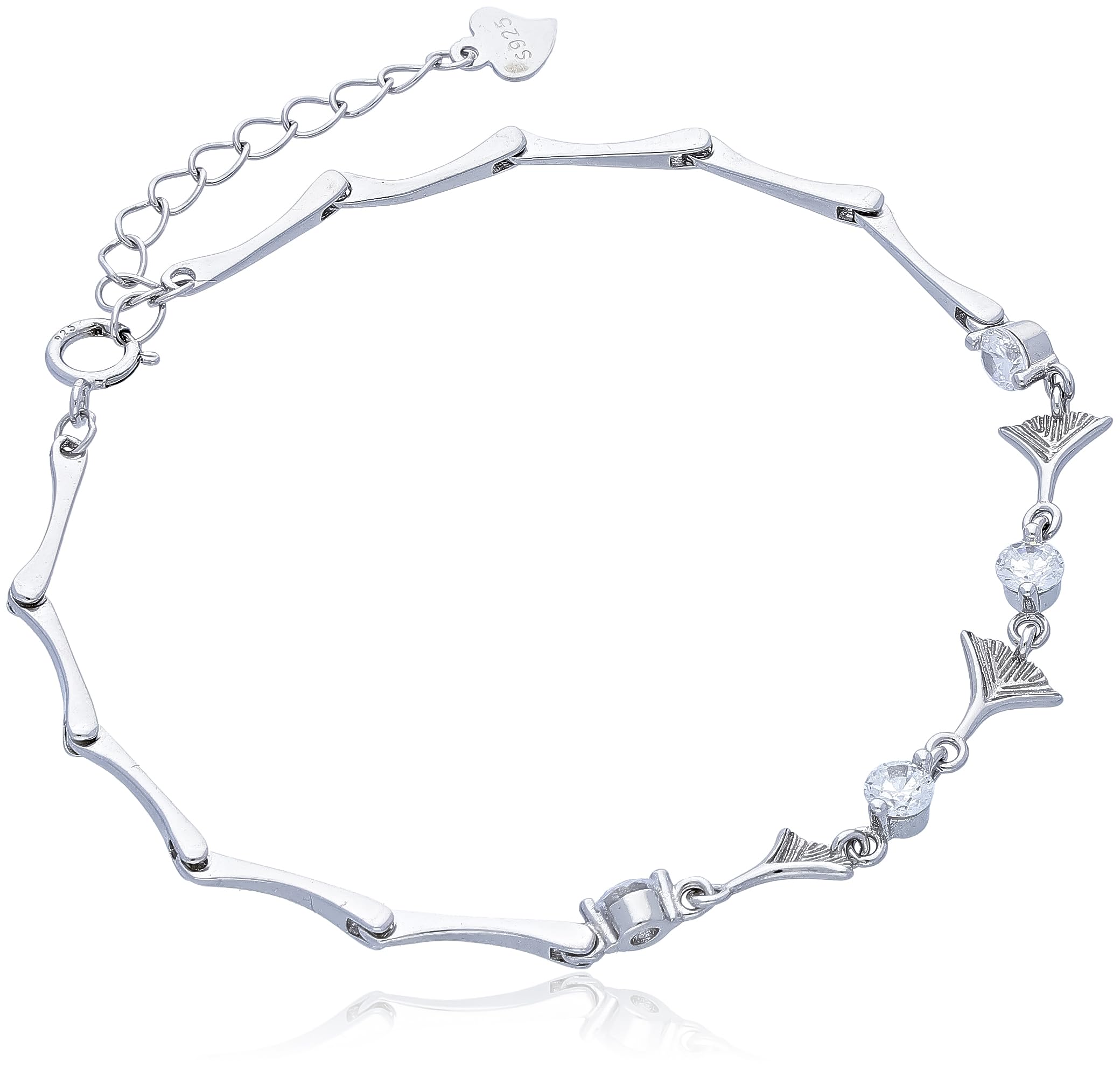 

[Variable Cheap] S925 Silver Bracelet 6B-I-34