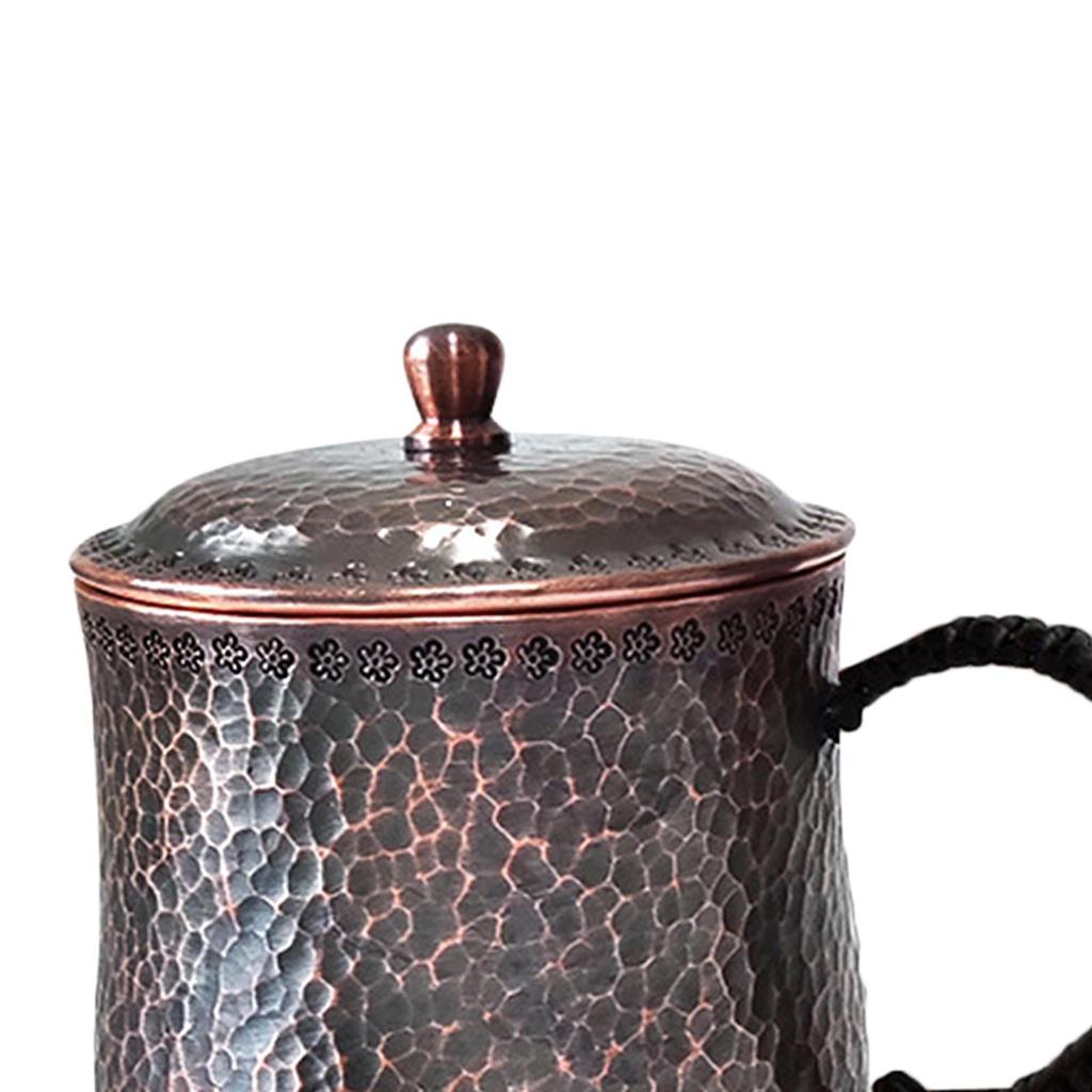 Copper Mug Masrapa Cup with Handle and Lid Moscow Mules for Home Coffee Shop