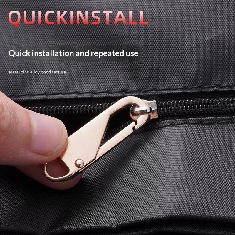 4/8Pcs Reusable Detachable Zipper Pull Replacement Tool Free for Jackets Bags Luggage Winter Coats Purses
