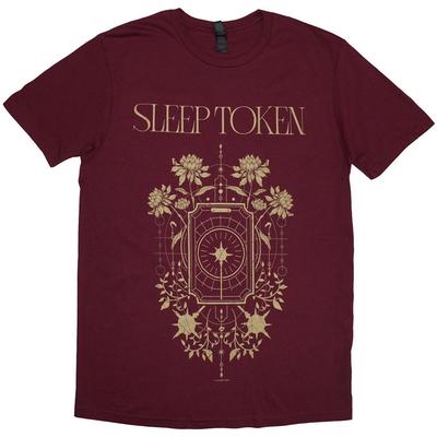Sleep Token 'Caramel' Maroon Red T Shirt - NEW