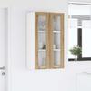 Artisan Oak Wall Mounted Cabinet 60 X 31 X 100 Cm Engineered Wood