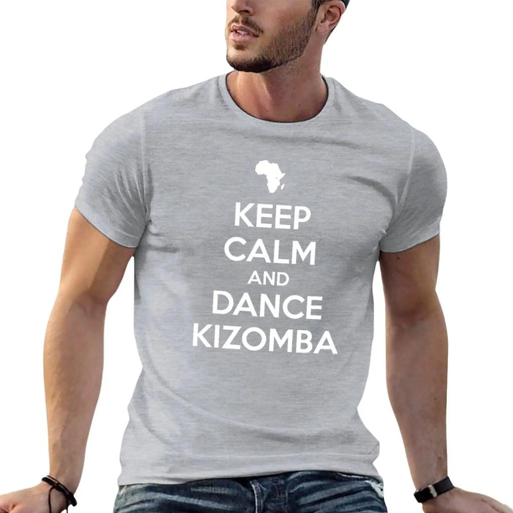 New Keep Calm and Dance Kizomba TShirt New Edition Summer Tops Summer Clothes Unisexs Graphic Tshirts Anime