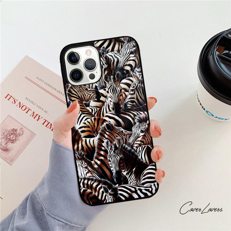 Zebra Phone Case For Apple iPhone 17 Air Pro Max Plus Coque For iPhone 17 Air 14 15 16 13 12 Max Cover