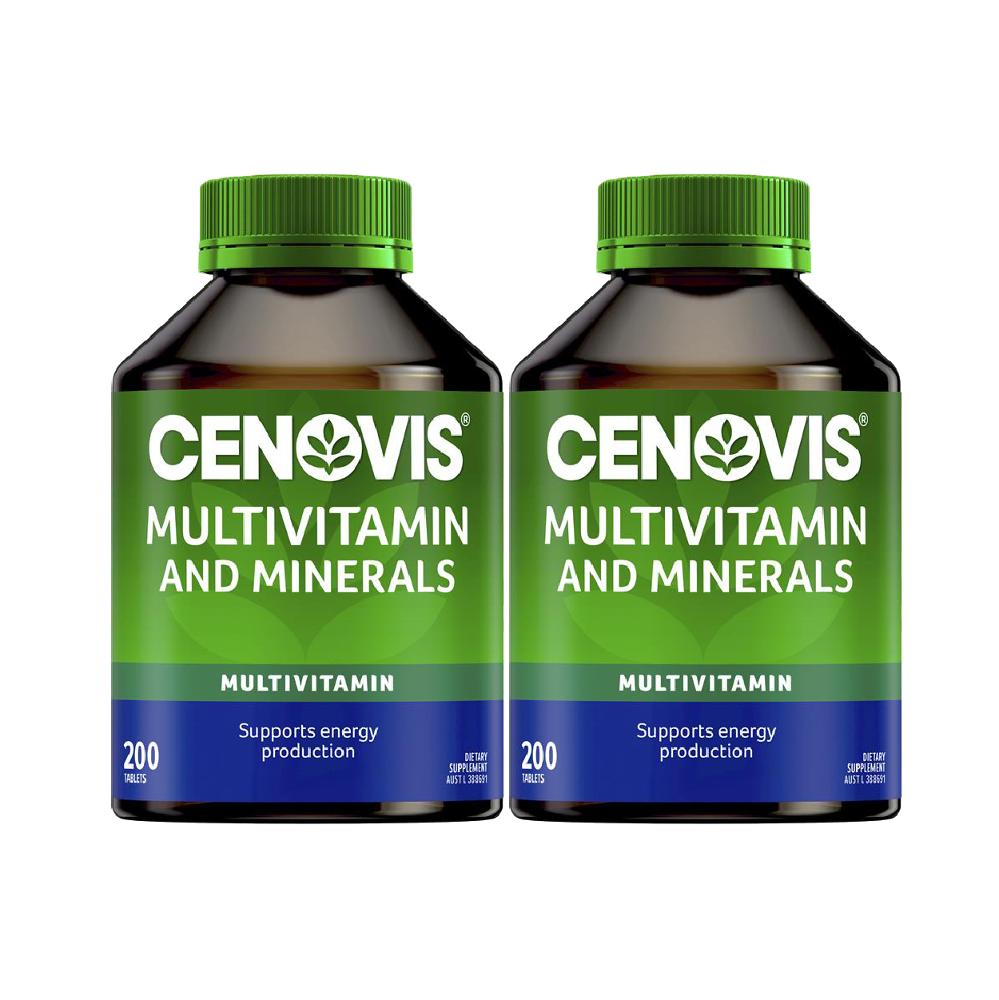 CENOVIS Multivitamin & Minerals 200 Tablets 2ea