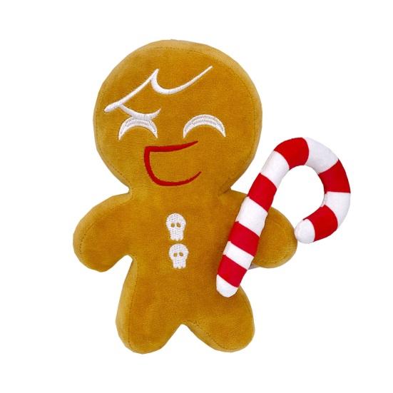 Cookie-Themed Plush Toy with Soft PP Cotton, Cute Stuffed Animal Doll for Fans Collectors, Huggable Throw Pillow, Home Decor Gift for Game Lovers Kids