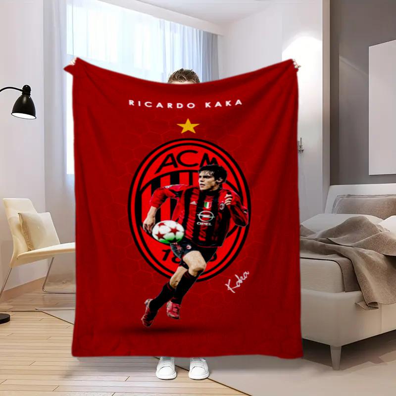 Former Associazione Calcio Milan Ricardo Izecson dos Santos Leite blanket Soft four season home bed office travel outdoor warm blanket L2