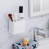 No-Drill Bathroom Wall Shelf for Electric Toothbrush, Comb, Shaver, and Toothpaste Storage