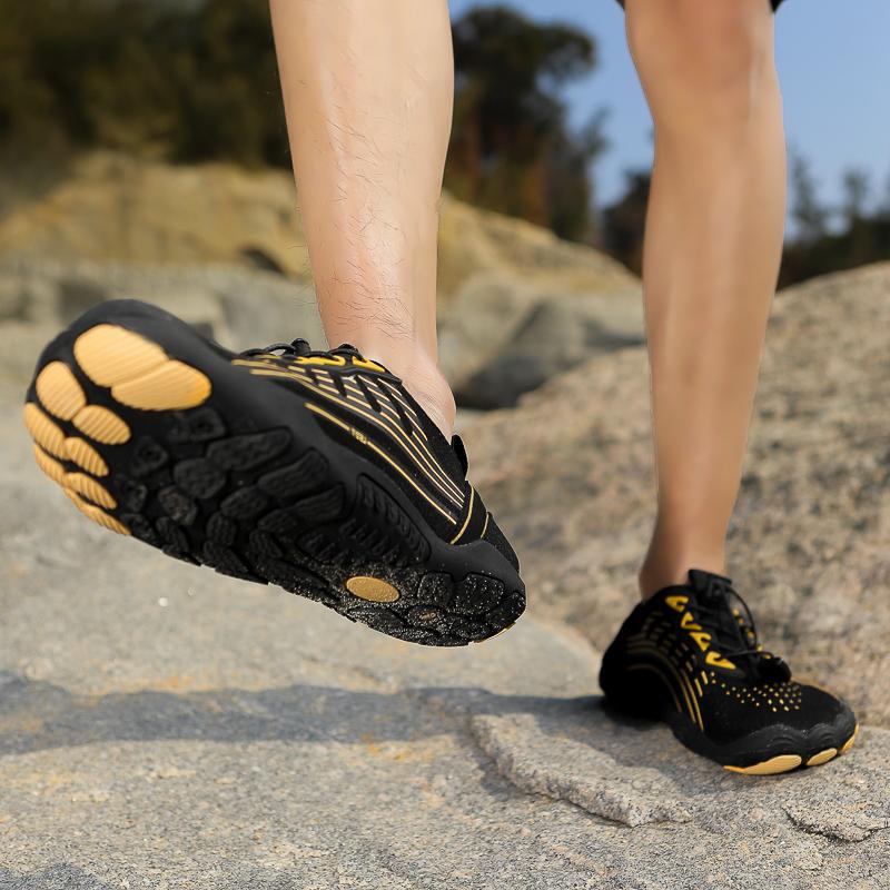 Schnelltrocknende Wasserschuhe für Damen Herren Leicht Atmungsaktive Aqua-Sneaker Rutschfeste Strand-Watschuhe zum Kajakfahren Surfen Tauchen