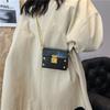 Mini PU Shoulder Bag for Women Crossbody Bag Korean Fashion Chain New