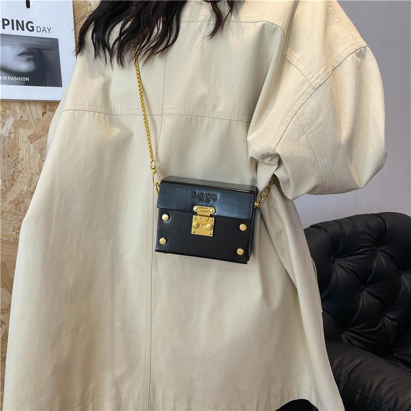 Mini PU Shoulder Bag for Women Crossbody Bag Korean Fashion Chain New